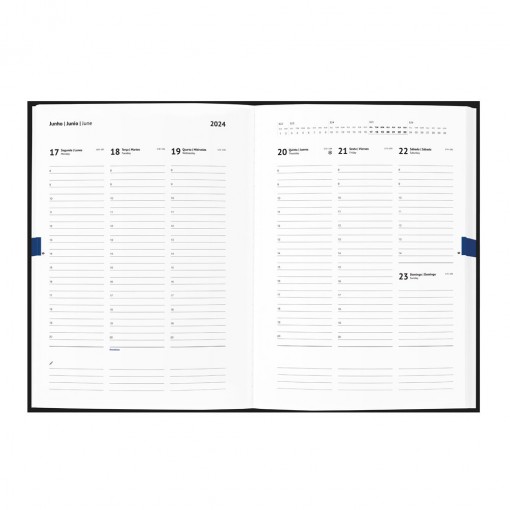 Agenda B5 2024 com Logotipo para Brinde MD66058