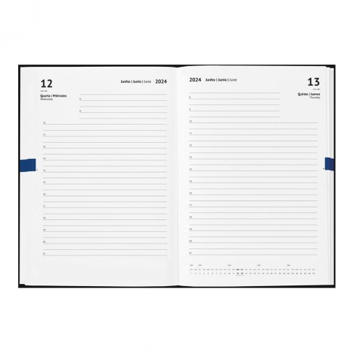 Agenda em cortiça e linho Personalizada para Brinde MD66199