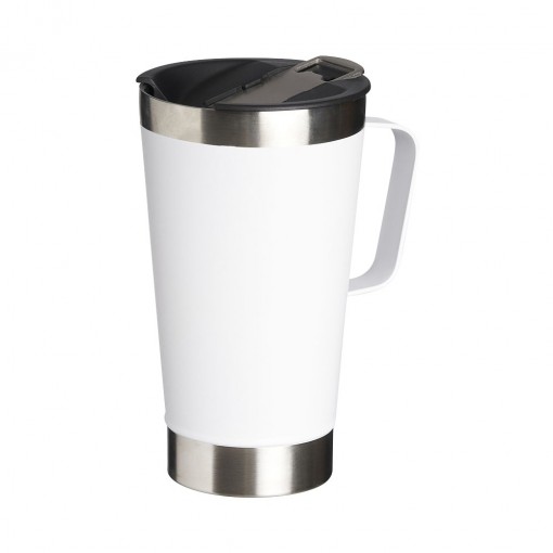 Caneca Térmica Inox com Abridor 500ml Personalizada MG04082L