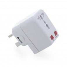 Adaptador de Tomada Universal Com USB Personalizado Para Brindes MG02044