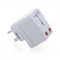 Adaptador de Tomada Universal Com USB Personalizado Para Brindes MG02044