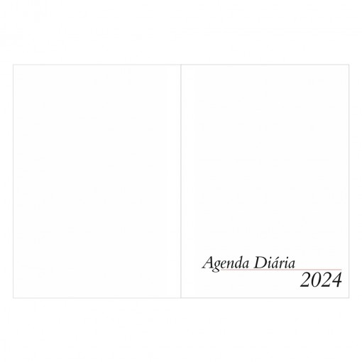 Agenda diária 2024 Personalizada MG14887