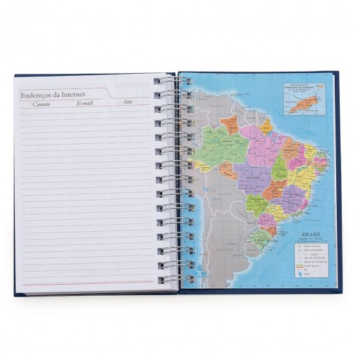 Agenda Diária Wire-o 2022 Personalizada Diária MG14462