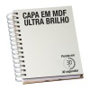 Agenda Permanente Wire-o MDF Sublimática Personalizada Para Brinde MG14611