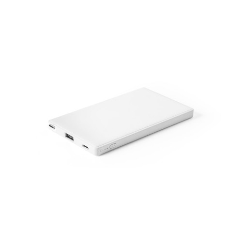 Bateria Portátil em ABS 100% Reciclado e Lítio 4.000 mAh Personalizada MD97163