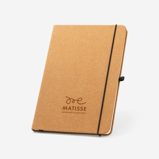 Caderno A5 Em Couro Reciclado Personalizado MD93087