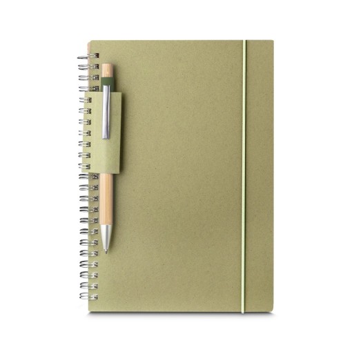 Caderno A5 Papel Reciclado Personalizado  MG15077