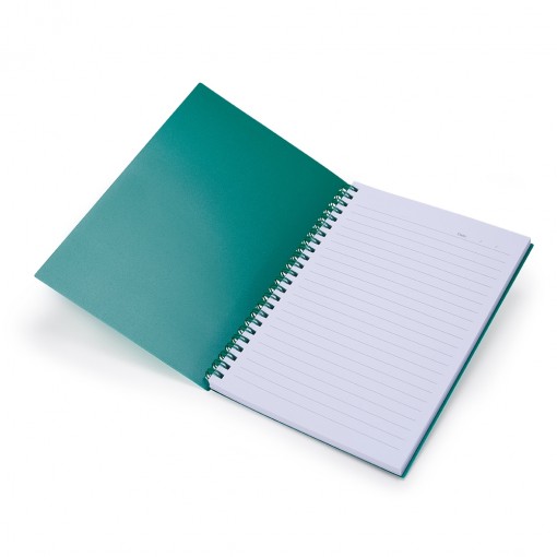 Caderno A5 Plástico Personalizado com Logo MG05071