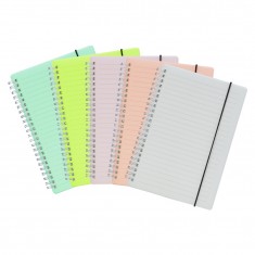 Caderno A5 Plástico Personalizado MG05058