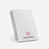 Caderno Espiral A5 Em PP Com Folhas Pautadas Recicladas Personalizado MD93474