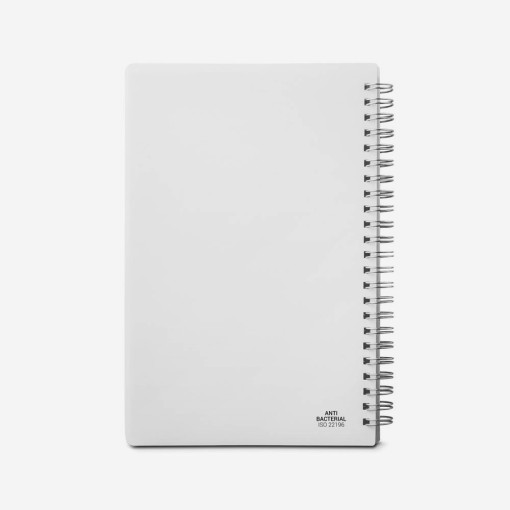 Caderno Espiral A5 Em PP Com Folhas Pautadas Recicladas Personalizado MD93474