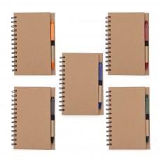 Caderno Para Anotação Ecológico Personalizado Com Post-it MG12330