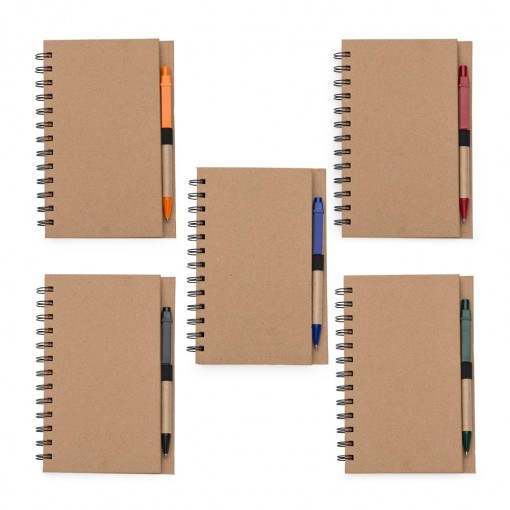 Caderno Para Anotação Ecológico Personalizado Com Post-it MG12330