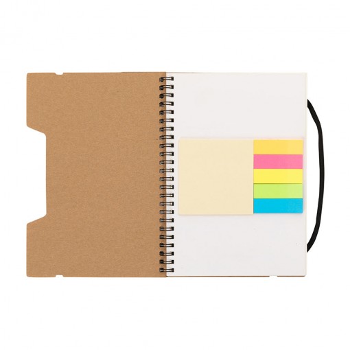 Caderno Para Anotação Em Papel Kraft Personalizado MACAD006