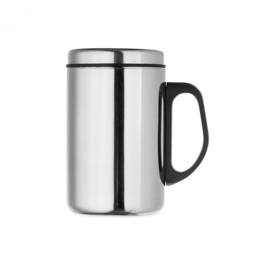 Caneca 350ml em Aço Inox Personalizada com Logo MG14421