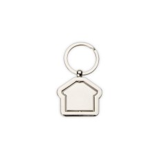 Chaveiro Metal Casa com Logo para Brindes MG07008