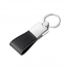 Chaveiro Metal com Couro Personalizado com Logo MG14501