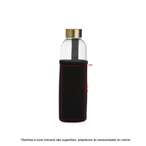 Garrafa de Vidro 650ml Personalizada MG05075