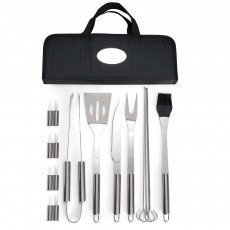 Kit Churrasco 17 Peças em Estojo para Brindes MG01906