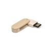 Pen Drive Giratório em Bambu Personalizado MG00033