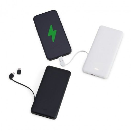 Power Bank 10.000mAh com Carregamento via Indução ou via Cabo Personalizado MG06005